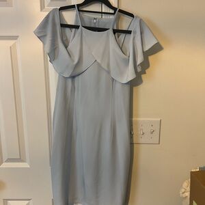 Light Blue Off-Shoulder Dress